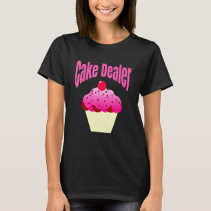 Bäckerei Backkuchen Händler Pink Cupcake Spaß Spri T-Shirt