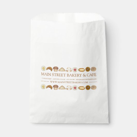 Bäckerei Backwaren Konditorei Konditorei Geschenktütchen (Vorderseite)