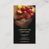 Bäckerei, Backwaren und Visitenkarten Visitenkarte (Rückseite)