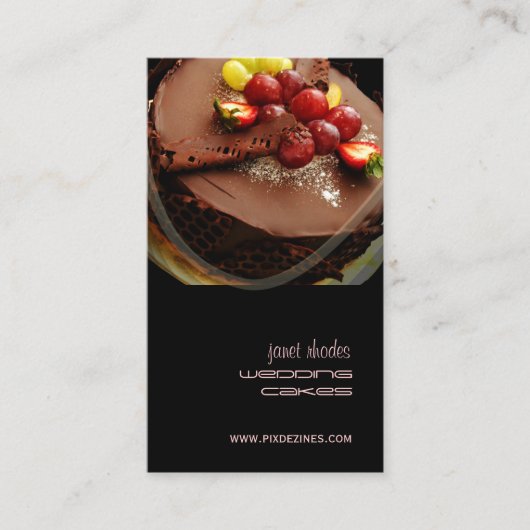 Bäckerei, Backwaren und Visitenkarten Visitenkarte (Vorderseite)