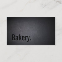 Bäckerei Beruflich dunkel Minimalistisch