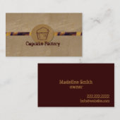 Bäckerei beruflich visitenkarte (Vorne/Hinten)
