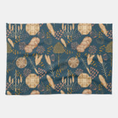 Bäckerei Bliss: Artistisches Brot und Gerste, Aqua Geschirrtuch (Horizontal)