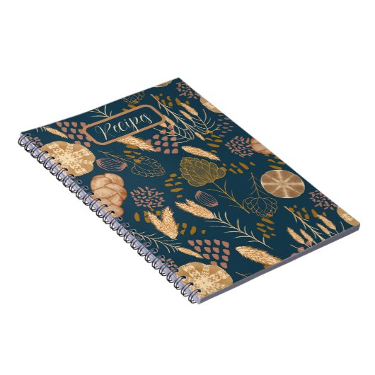 Bäckerei Bliss: Artistisches Brot und Gerste, Aqua Notizblock (Rechte Seite)