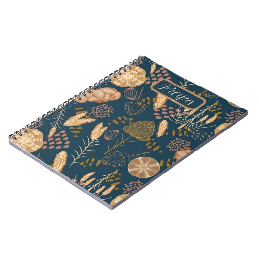 Bäckerei Bliss: Artistisches Brot und Gerste, Aqua Notizblock (Linke Seite)