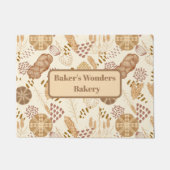 Bäckerei Bliss: Artistisches Brot und Gerste, Beig Fußmatte (Vorderseite)