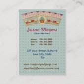 Bäckerei Boutique Patisserie Business Card 2 Visitenkarte (Rückseite)