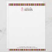 Bäckerei-Briefkopf Briefbogen (Vorne/Hinten)