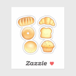 Bäckerei Brot Leckereien Aufkleber