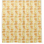 Bäckerei Brot Leckereien Duschvorhang (Vorderseite)