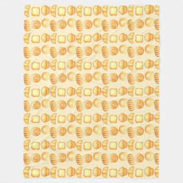 Bäckerei Brot Leckereien Fleecedecke