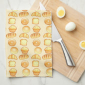 Bäckerei Brot Leckereien Geschirrtuch (Viertel Falte)