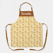 Bäckerei Brot Leckereien Schürze (Vorderseite)