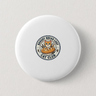 Bäckerei-Brotlaib-Katze-Katze-Mama-Geschenkidee - Button