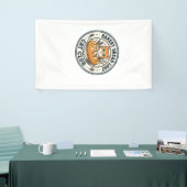 Bäckerei Brotlaib Katze Katzen-Mutter-Geschenkidee Banner (Messeveranstaltung)