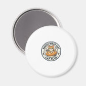 Bäckerei Brotlaib Katze Katzenmutter Geschenkidee Magnet (Vorderseite/Rückseite)