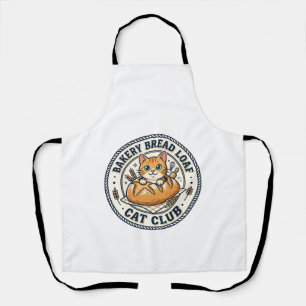 Bäckerei Brotlaib Katze Katzenmutter Geschenkidee Schürze