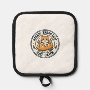 Bäckerei Brotlaib Katze Katzenmutter Geschenkidee Topflappen