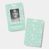 Bäckerei Business Foto Personalisiert Ausweis (Vorder- & Rückseite)