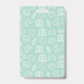 Bäckerei Business Foto Personalisiert Ausweis (Rückseite)