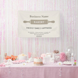 Bäckerei Button Business Banner