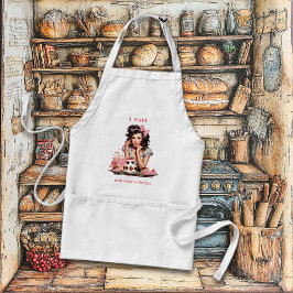 Bäckerei Button-up Girl Cakes and Pastries Schürze