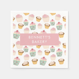 Bäckerei Café Cupcake Geschäftsreise Serviette