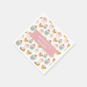 Bäckerei Café Cupcake Geschäftsreise Serviette (Ecke)