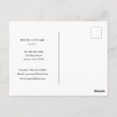 Bäckerei Cake Mixer Wir sind offen Werbeaktion Postkarte (Rückseite)