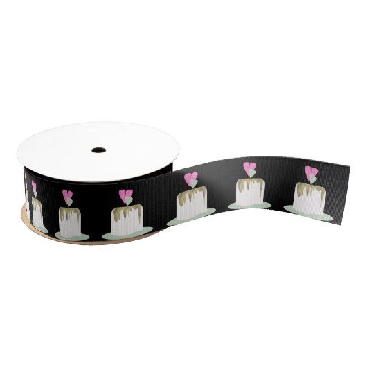 Bäckerei Cake Tier Wedding Business Packaging Ripsband (Spule)