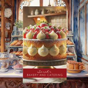 Bäckerei-Catering-Geschäftskarte Visitenkarte