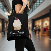 Bäckerei Cherry Cupcake Konditorei Koch Schwarz Tasche
