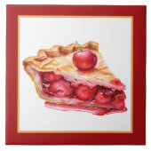 Bäckerei Cherry Pie Zuhause Fliese (Vorderseite)