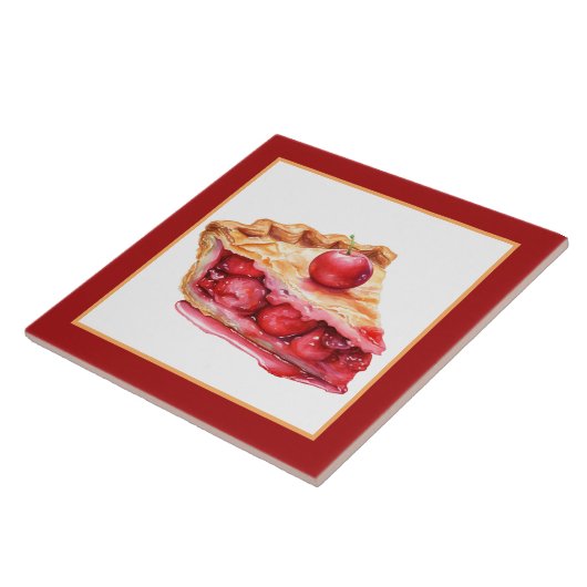 Bäckerei Cherry Pie Zuhause Fliese (Seite)