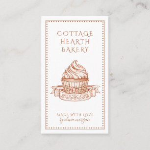 Bäckerei Cottage Bäcker Konditor Visitenkarte