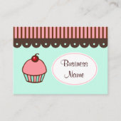 Bäckerei Cupcake Business Cards Visitenkarte (Vorderseite)