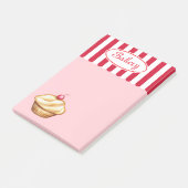 Bäckerei Cupcake Post It Notes Post-it Klebezettel (angewinkelt)