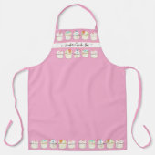 Bäckerei Cupcake Shop Aquarellon Pinacoteca Schürze (Vorderseite)