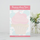 Bäckerei Cupcake stationär Briefpapier (Stehend Vorderseite)