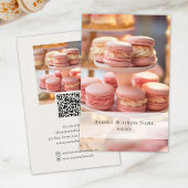 Bäckerei Custom Foto Social Media QR Code Flyer