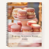 Bäckerei Custom Foto Social Media QR Code Notizblock (Vorderseite)