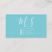 Bäckerei Dekorator Slice Cake Visitenkarte (Rückseite)