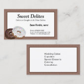 Bäckerei Dessert Visitenkarten Visitenkarte (Vorne/Hinten)