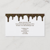 Bäckerei Dessert Visitenkarten Visitenkarte (Rückseite)