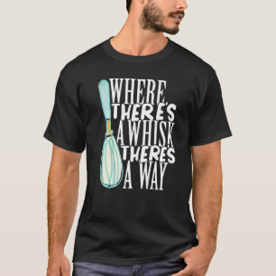 Bäckerei-Donut, wo es einen Schneebesen-Gebäckkuch T-Shirt