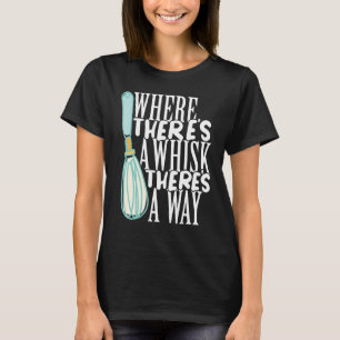 Bäckerei-Donut, wo es einen Schneebesen-Gebäckkuch T-Shirt