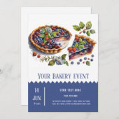 Bäckerei Einladung (Vorne/Hinten)