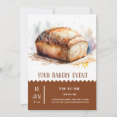 Bäckerei Einladung (Vorderseite)