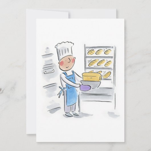 Bäckerei Einladung (Vorderseite)