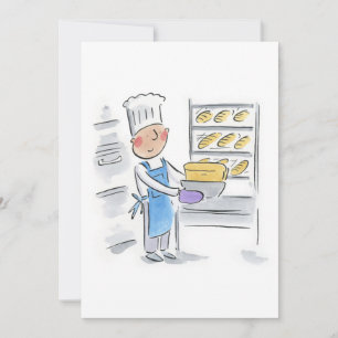 Bäckerei Einladung